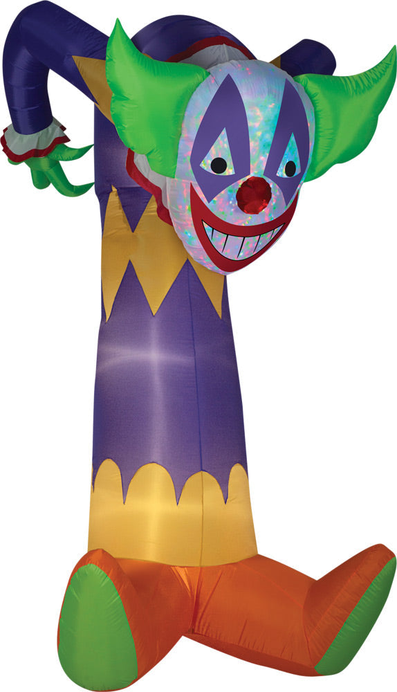Airblown Kaleidoscope Clown Inflatable Halloween Inflatable Decorations - Tophatter Daily Deals