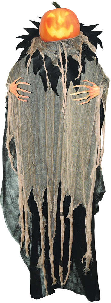 72" Talking Pumpkin Man Halloween Animatronics - Tophatter Daily Deals