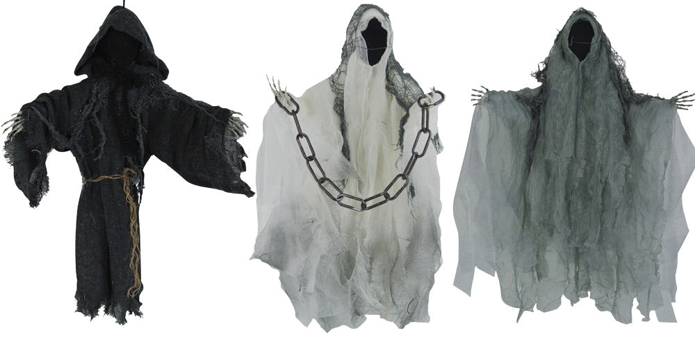 21" Faceless Reaper- Set of 3 Halloween Props & Displays - Tophatter Daily Deals