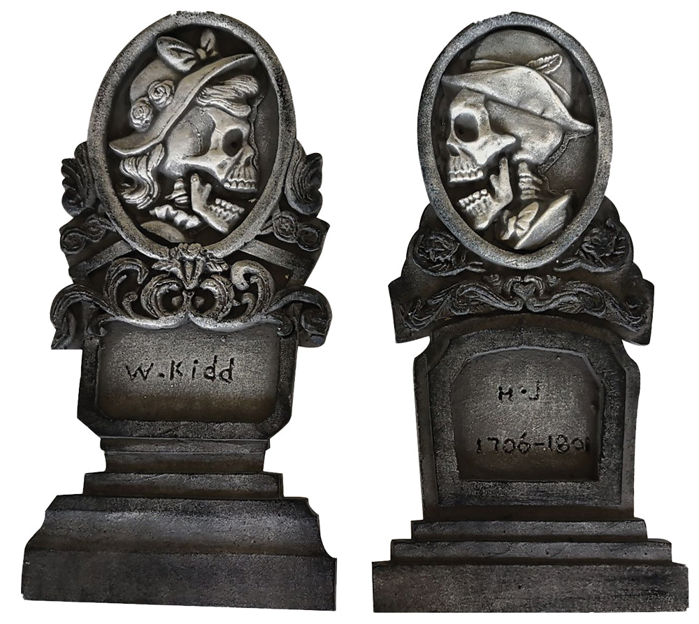 Tombstone Bride And Groom Halloween Graveyard Decorations - Tophatter Daily Deals