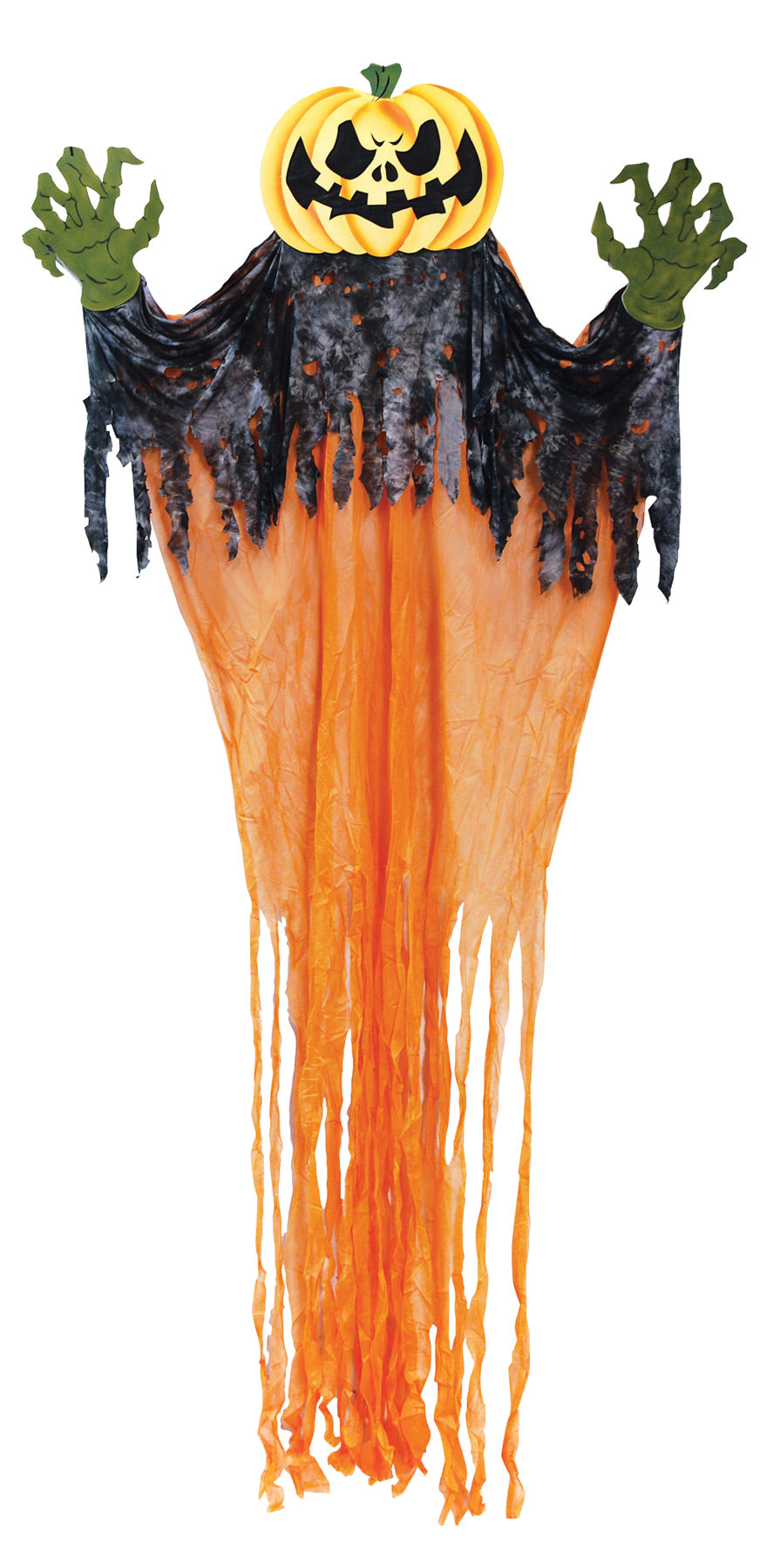 11' Hanging Pumpkin Halloween Pumpkin Decorations - Tophatter Daily Deals
