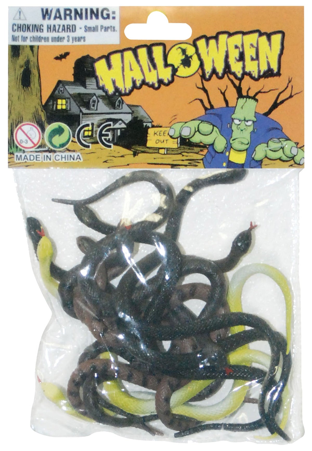 10-Count Bag of Snakes Halloween Props & Displays - Tophatter Daily Deals