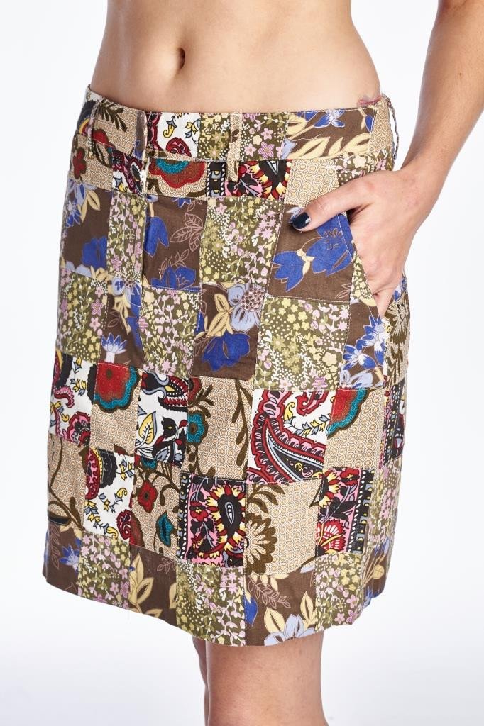 Women's Batik Printed Patchwork Skirt Skirts - Tophatter Daily Deals