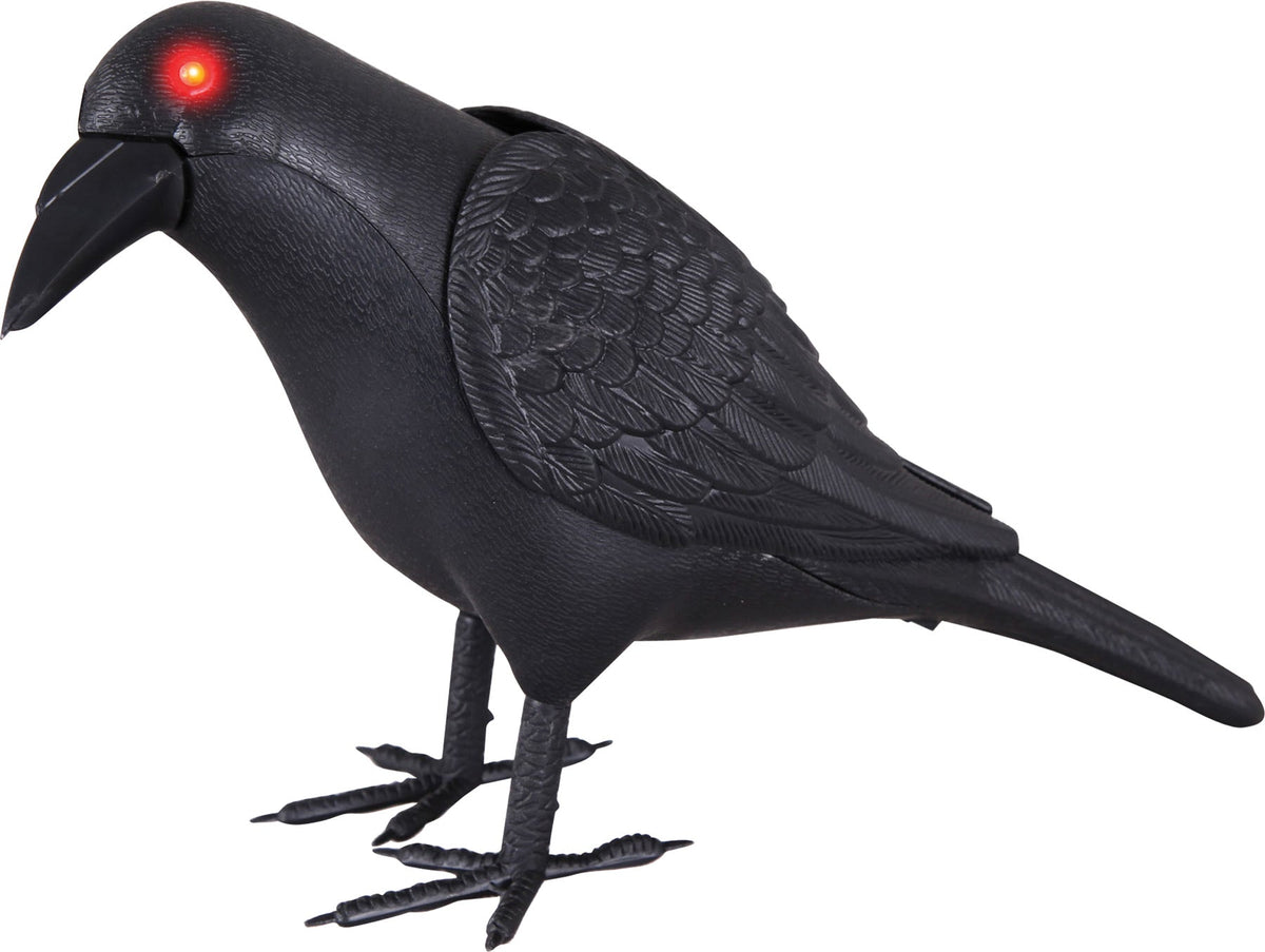 10" Animated Crow Halloween Props & Displays - Tophatter Daily Deals