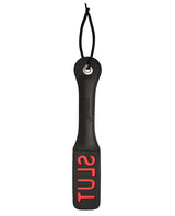 Sportsheets 12" Leather Slut Impression Paddle Paddles - Tophatter Daily Deals