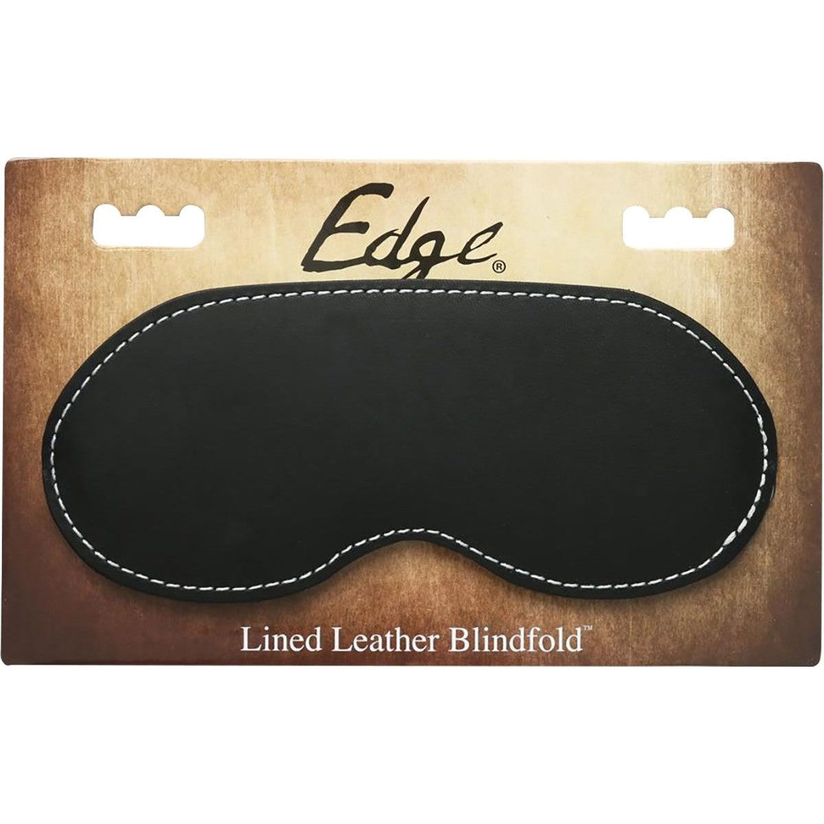 Edge Lined Leather Blindfold Blindfolds - Tophatter Daily Deals
