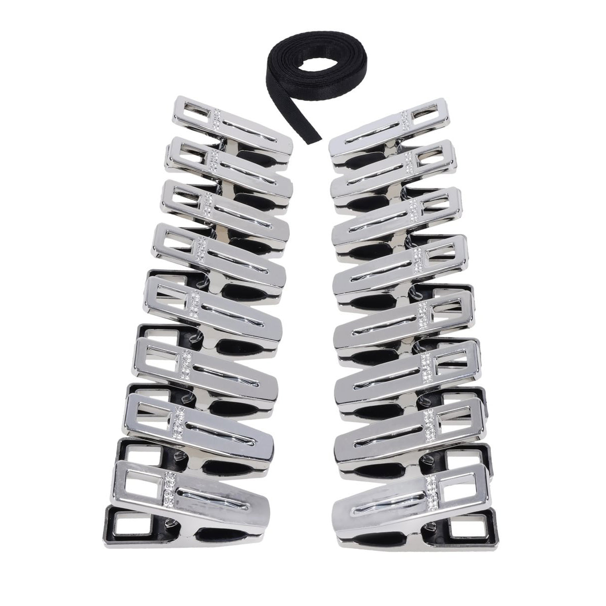 Edge Body Zipper Clothes Pins – Set of 16 Sensation Clamps with Cord > Sex Toys > Nipple Clips - Tophatter Daily Deals