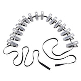 Edge Body Zipper Clothes Pins – Set of 16 Sensation Clamps with Cord > Sex Toys > Nipple Clips - Tophatter Daily Deals