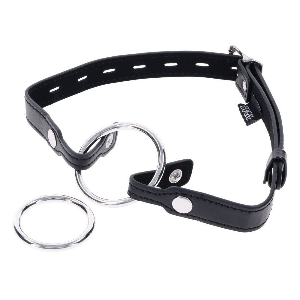 EDGE Interchangeable Ring Gag 3.5cm & 5.1cm Mouth Gag Restraint > Bondage Gear > Gags and Bits - Tophatter Daily Deals