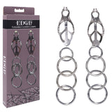 Edge Tuggable Clover Clamps – Metal Nipple Restraints > Sex Toys > Nipple Clamps - Tophatter Daily Deals