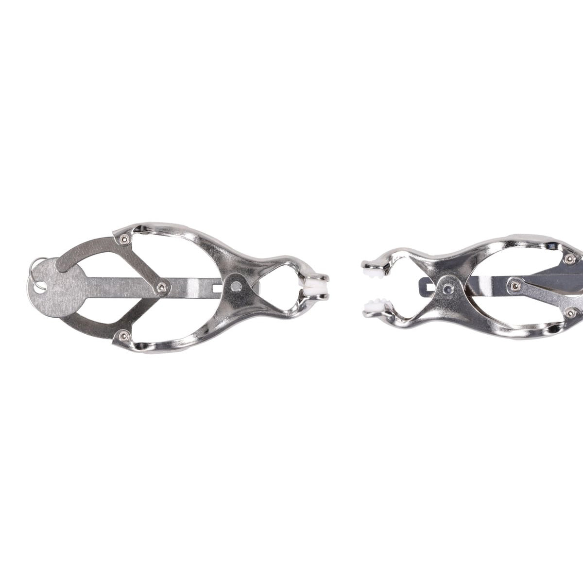 Edge Tuggable Clover Clamps – Metal Nipple Restraints > Sex Toys > Nipple Clamps - Tophatter Daily Deals