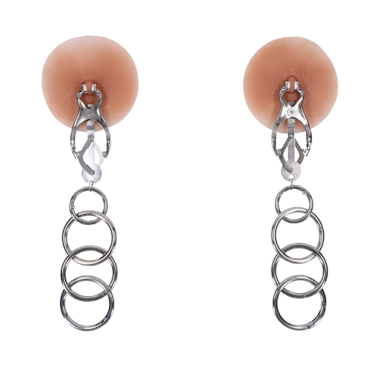 Edge Tuggable Clover Clamps – Metal Nipple Restraints > Sex Toys > Nipple Clamps - Tophatter Daily Deals