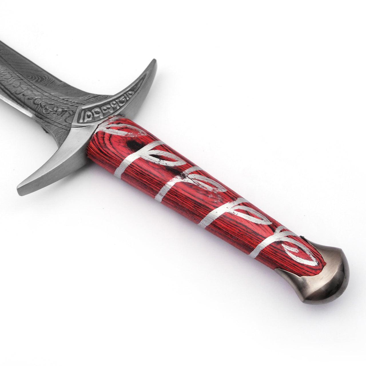 Movie Replica Elven Made Damascus Steel Sword Dagger swords - Tophatter Daily Deals