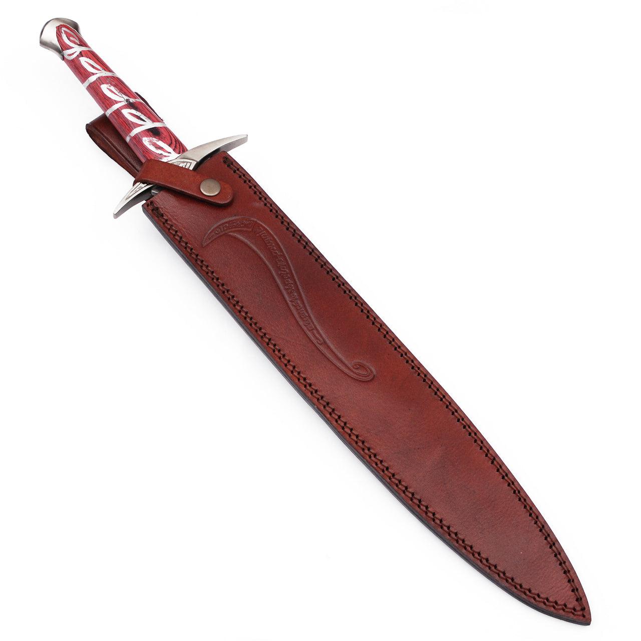 Movie Replica Elven Made Damascus Steel Sword Dagger swords - Tophatter Daily Deals