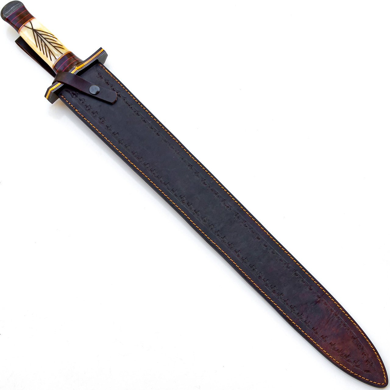 Sword in Storm Firestorm Damascus Viking Sword Swords - Tophatter Daily Deals