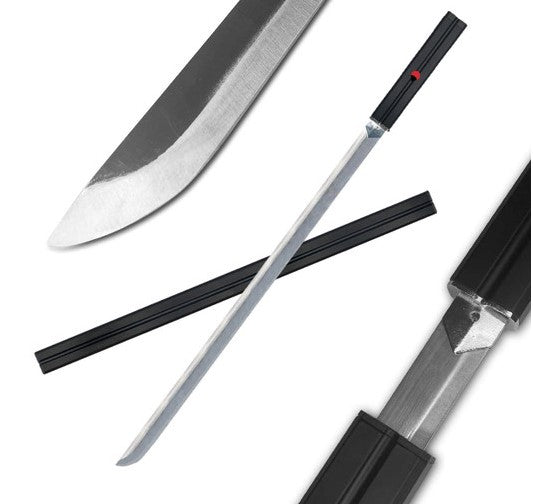 Hand Crafted Sasuke Dark Grass Cutter Ninja Replica Sword | Carbon Steel - Tophatter Daily Deals