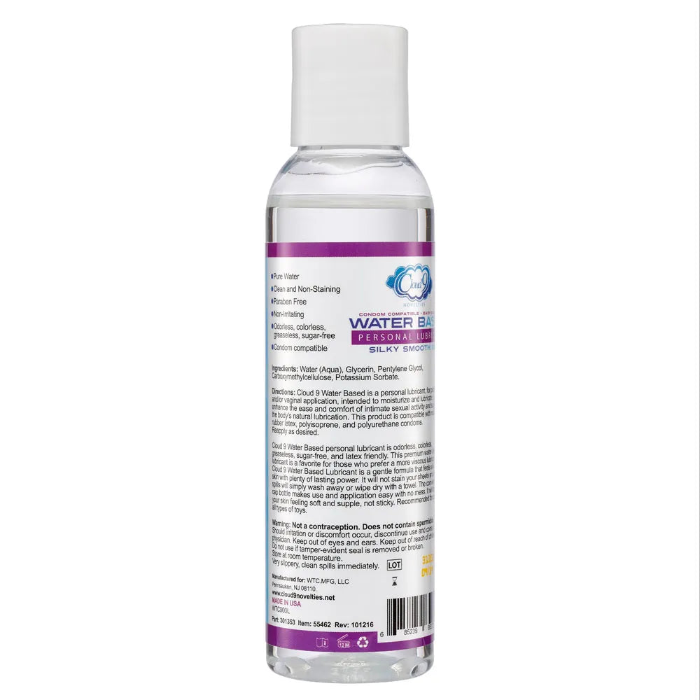 Cloud 9 Water Based Personal Lubricant 4 Oz – Paraben Free Lubricant > Lube > Water Based - Tophatter Daily Deals