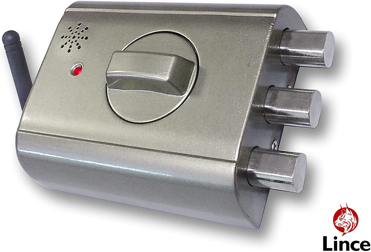 SUPRATRONIK LINCE Electronic Invisible Security DEADBOLT with Alarm Made in Spain SILVER - Tophatter Daily Deals