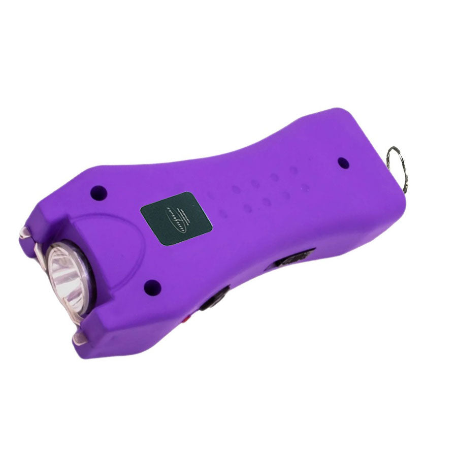 Purple Slim Compact Rechargeable Stun Gun with Led Light - TOPHATTER'S ARMORY DEALS Collectible Weapons - Tophatter Daily Deals