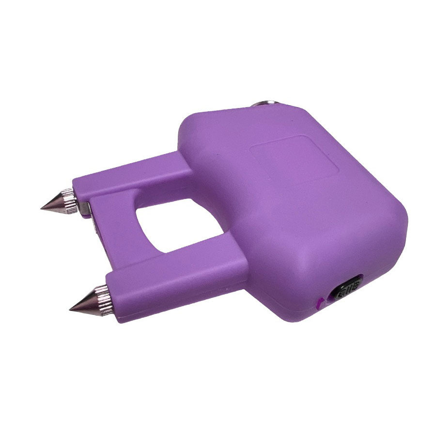Purple Spike Claw Self Defense Stun Gun with Key Ring - TOPHATTER'S ARMORY DEALS Collectible Weapons - Tophatter Daily Deals