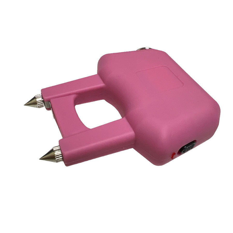 Pink Spike Claw Self Defense Stun Gun with Key Ring - TOPHATTER'S ARMORY DEALS Collectible Weapons - Tophatter Daily Deals