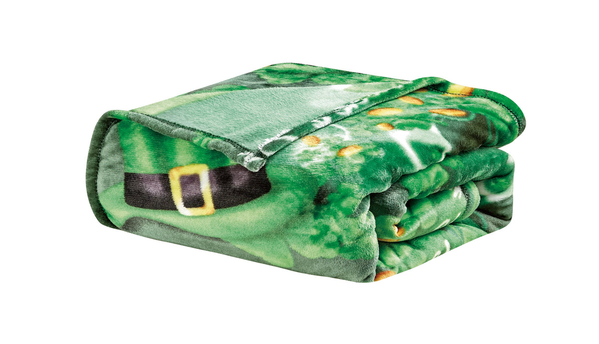 St. Patrick's Day 50" x 70" Throw Blanket Bedding - Tophatter Daily Deals