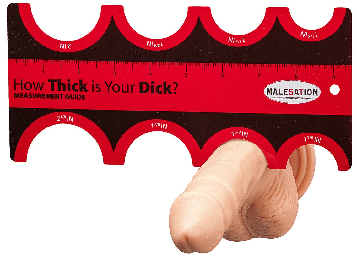 Malesation Measurement Guide – Penis Ring and Condom Sizing Aid > Cock Ring > Single - Tophatter Daily Deals