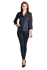 Women's Button Down Pleated Collar Shirt Tops / Button Down - Tophatter Daily Deals