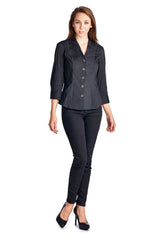 Women's Button Down Pleated Collar Shirt Tops / Button Down - Tophatter Daily Deals