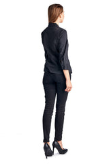 Women's Button Down Pleated Collar Shirt Tops / Button Down - Tophatter Daily Deals