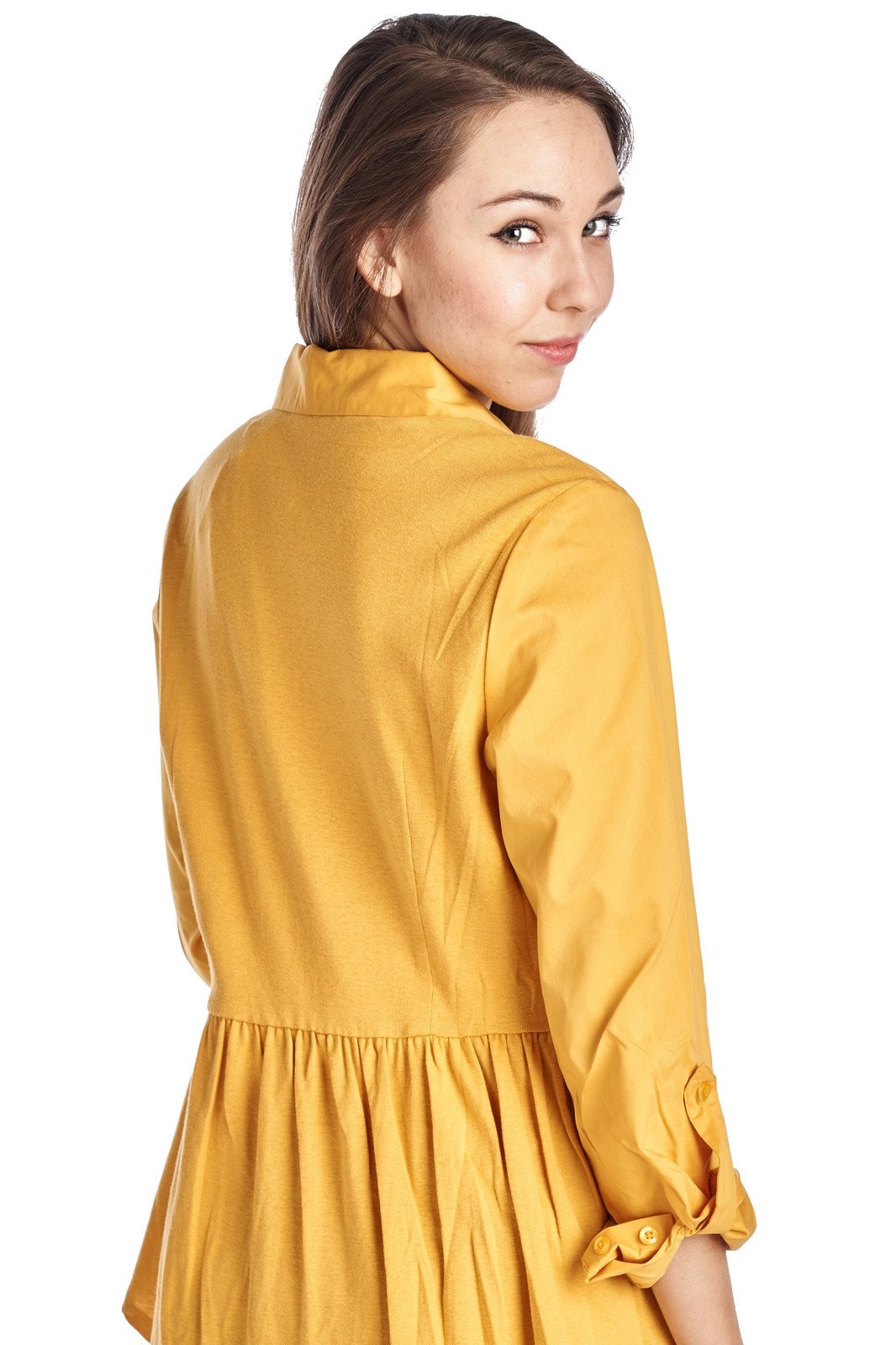 Women's Long Sleeve Button Down Woven/Knit Top Tops / Button Down - Tophatter Daily Deals