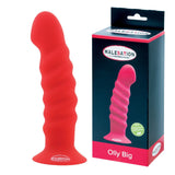 Malesation Olly Dildo Large Red Silicone with Suction Cup 19.7 cm Length > Dildos > Neutral Dildos - Tophatter Daily Deals