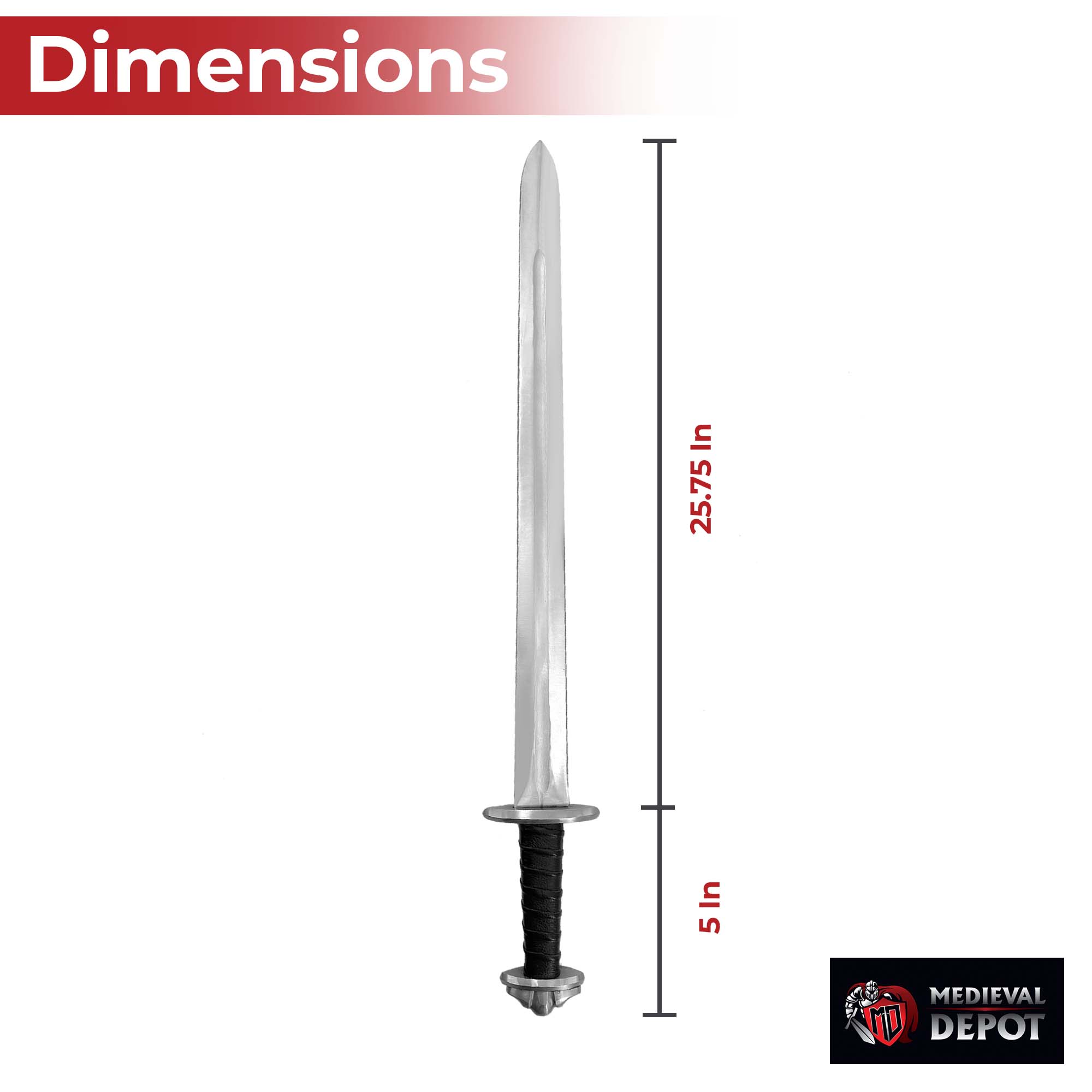 Stampeding Stallion Functional Replica Medieval Sword Swords - Tophatter Daily Deals