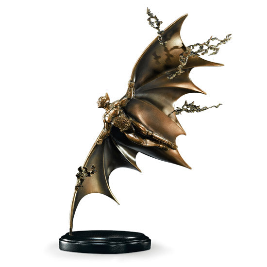 Batman Begins - Batman Bronze Sculpture Statue - Tophatter Daily Deals