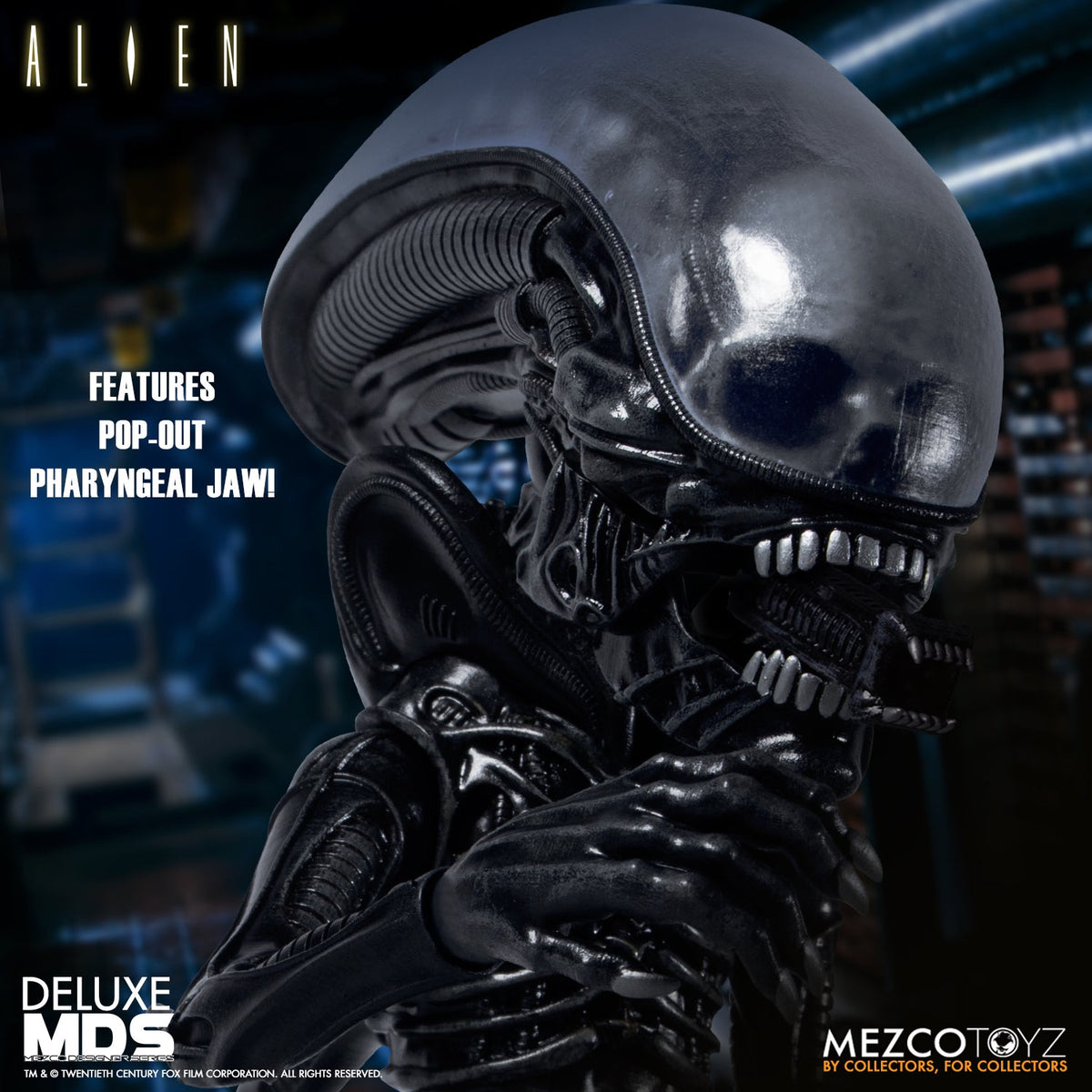 Alien - Mezco Designer Series Deluxe Xenomorph Collectible - Tophatter Daily Deals