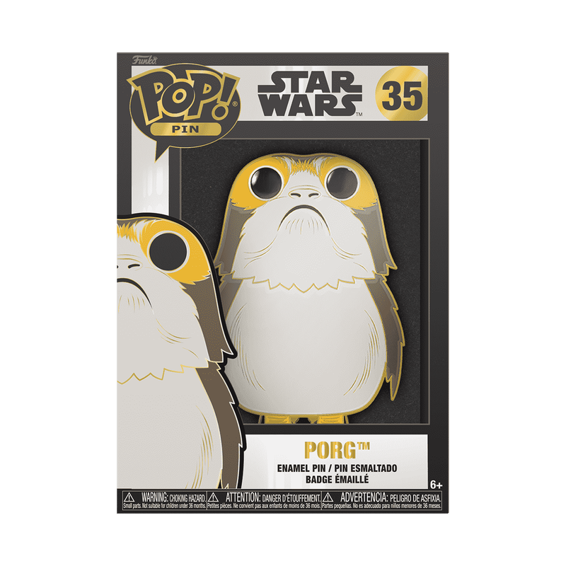 Star Wars – Porg Pop! Enamel Pin Enamel Pin - Tophatter Daily Deals