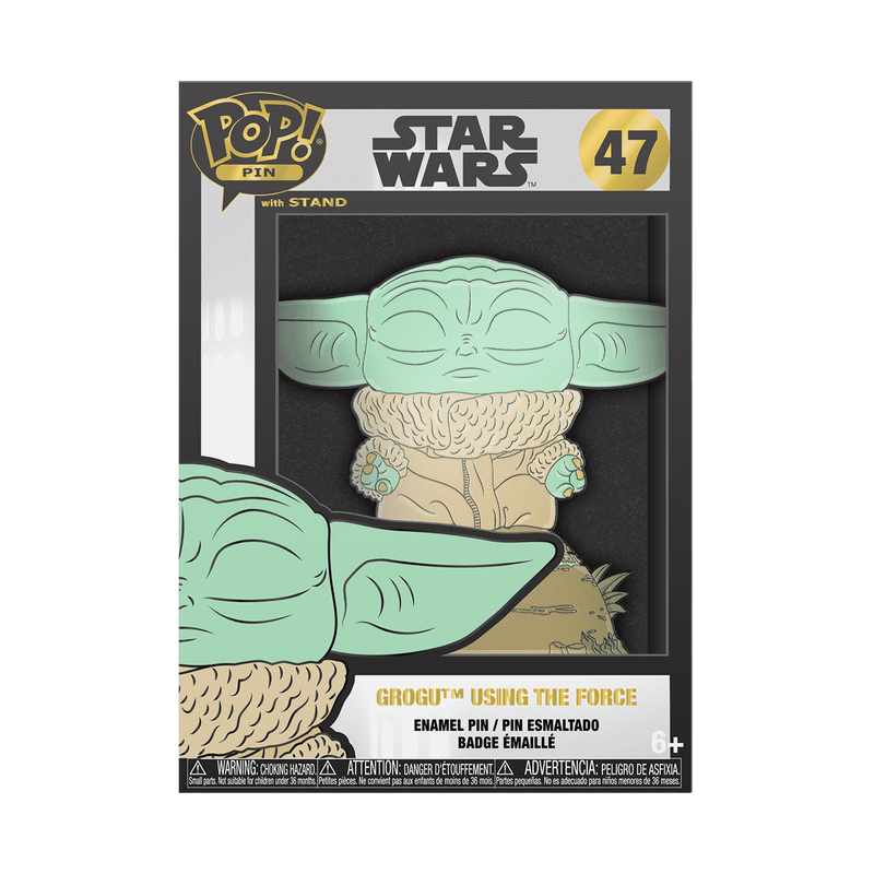Star Wars: The Mandalorian – Grogu Using the Force Pop! Enamel Pin Enamel Pin - Tophatter Daily Deals