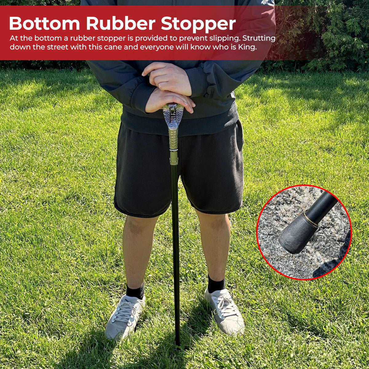 Striking Distance Cobra Sword Cane novelty items - Tophatter Daily Deals