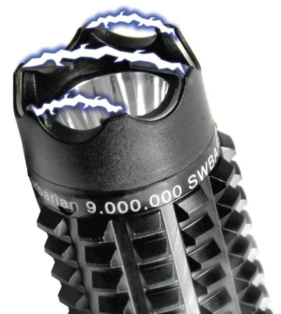 STUN BATON 9M Volts w/ LED Flashlight Stun Gun Streetwise - The Barbarian SD-StunGun - Tophatter Daily Deals