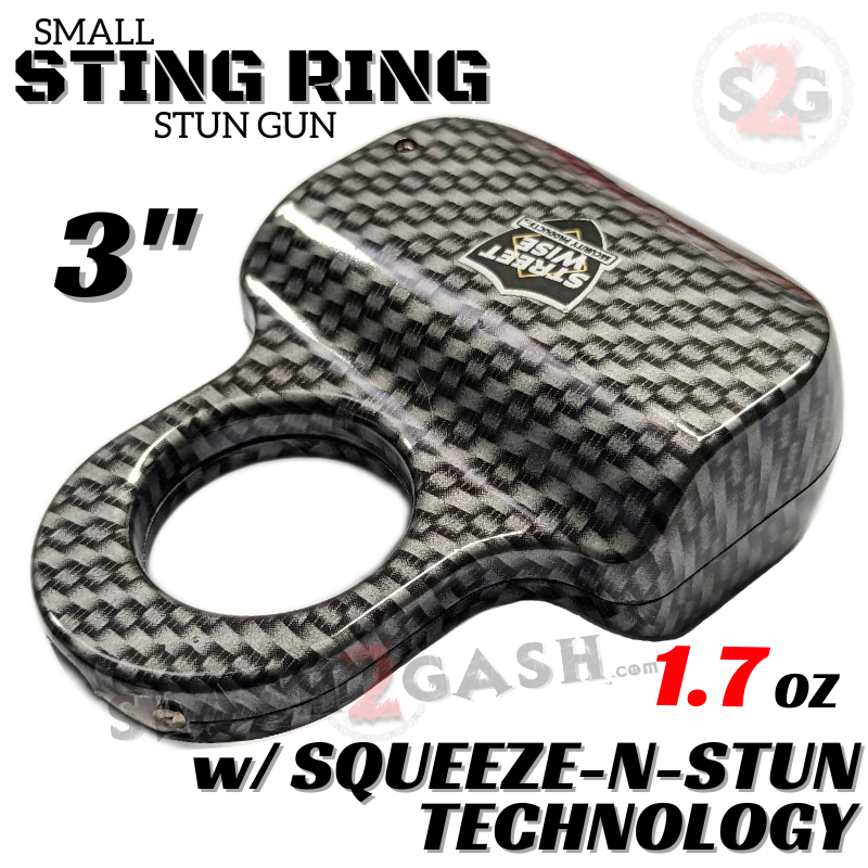 STUN GUN 18M Volts HD Steet Wise Self Defense Security - Sting Ring SD-StunGun - Tophatter Daily Deals
