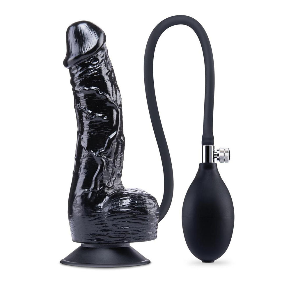 Size Up 6 Inch Inflatable Dildo with Balls – 7 Inch Inflatable Dildo > Dildos > Realistic Dildos - Tophatter Daily Deals