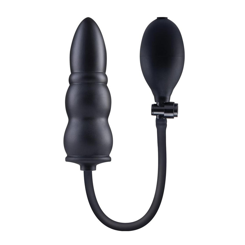 Size Up Ripple 5.5 Inch Inflatable Ribbed Butt Plug > Anal Range > Tunnel and Stretchers - Tophatter Daily Deals