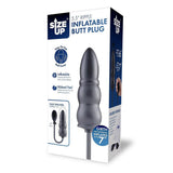 Size Up Ripple 5.5 Inch Inflatable Ribbed Butt Plug > Anal Range > Tunnel and Stretchers - Tophatter Daily Deals