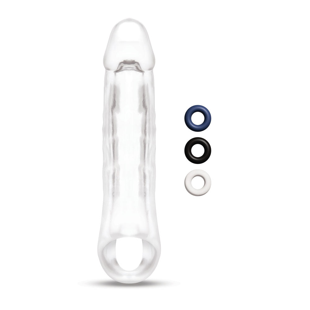 Size Up 2 Inch See-Thru Penis Extender with Ball Loop > Sex Toys For Men > Penis Sleeves - Tophatter Daily Deals