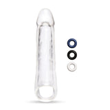 Size Up 3 Inch See Thru Penis Extender with Ball Loop > Sex Toys For Men > Penis Sleeves - Tophatter Daily Deals