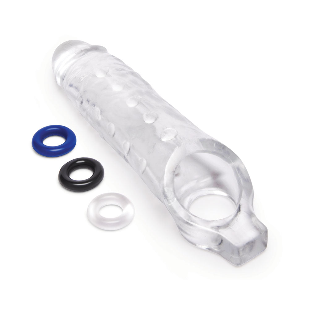 Size Up 1 Inch See Thru Stretch Penis Extender > Sex Toys For Men > Penis Sleeves - Tophatter Daily Deals
