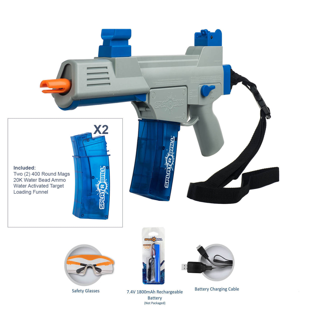 SPLAT-R-BALL WATER BEAD BLASTER KIT - Tophatter Daily Deals