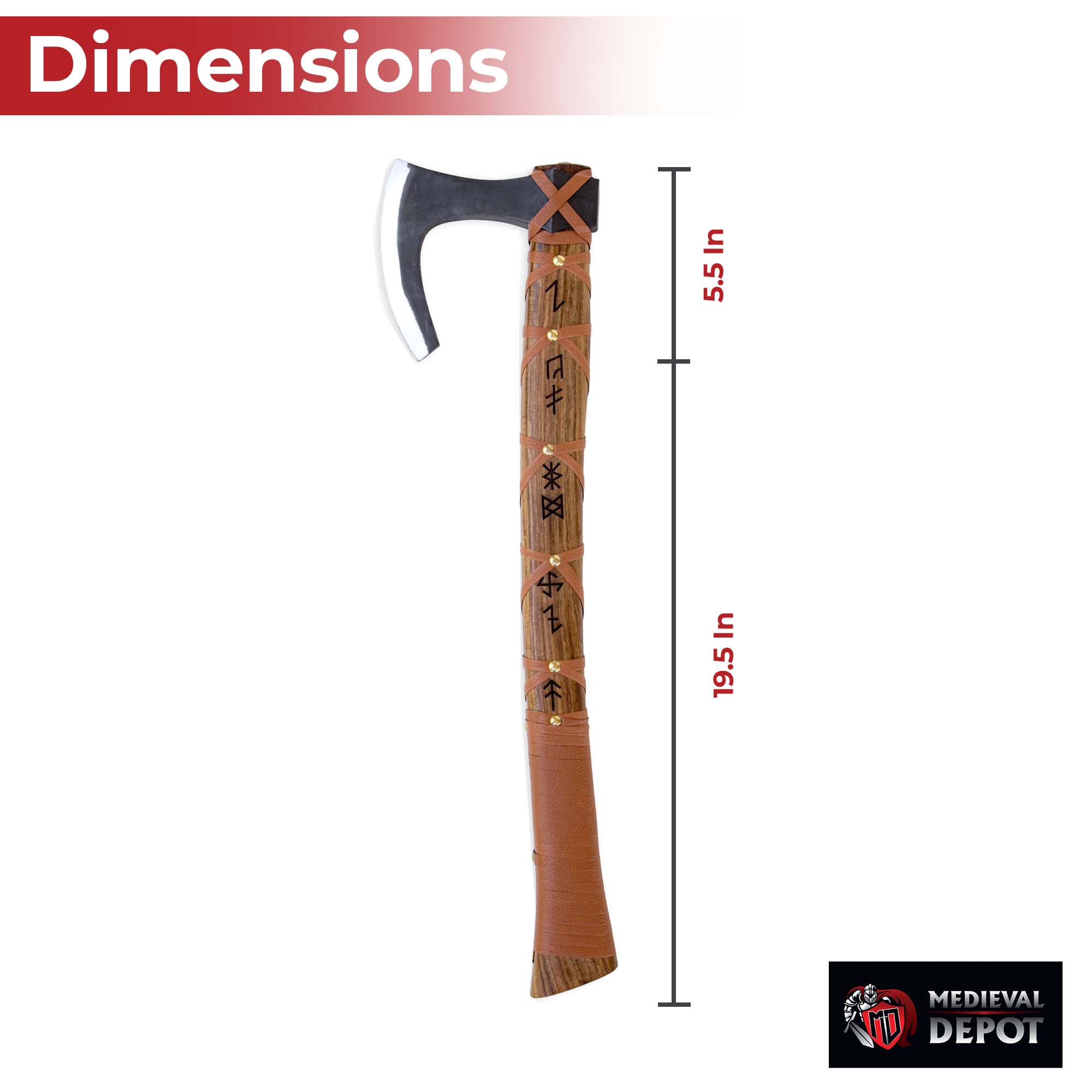 Sunny Blaze Hand Forged Functional Outdoor Viking Bearded Axe Skeggøx Axe - Tophatter Daily Deals