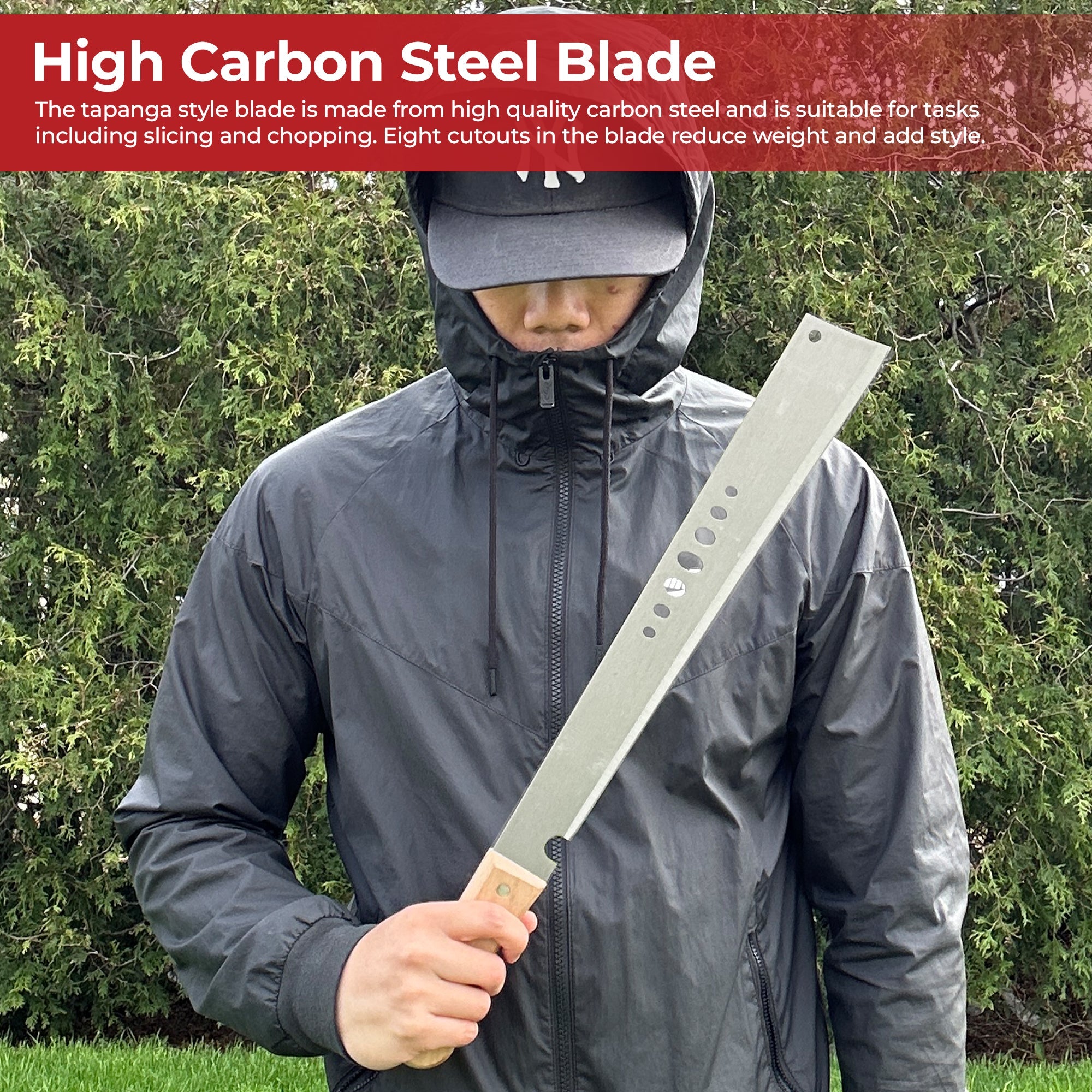 Survival Instincts Outdoor Tapanga Machete Knife knives - Tophatter Daily Deals
