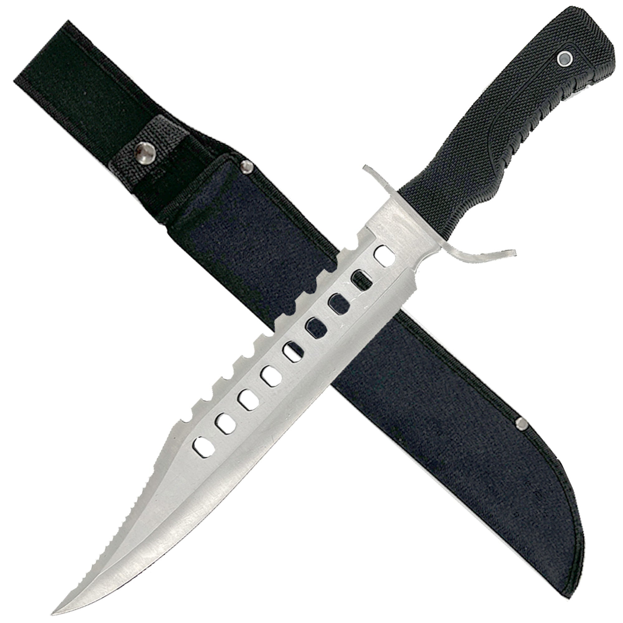Survivors Bowie Sawback Knife 17 knives - Tophatter Daily Deals